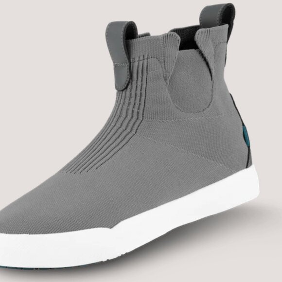 Vessi Grey Chelsea Waterproof Ankle Boot Size 7 Excellent Condition - Picture 1 of 8